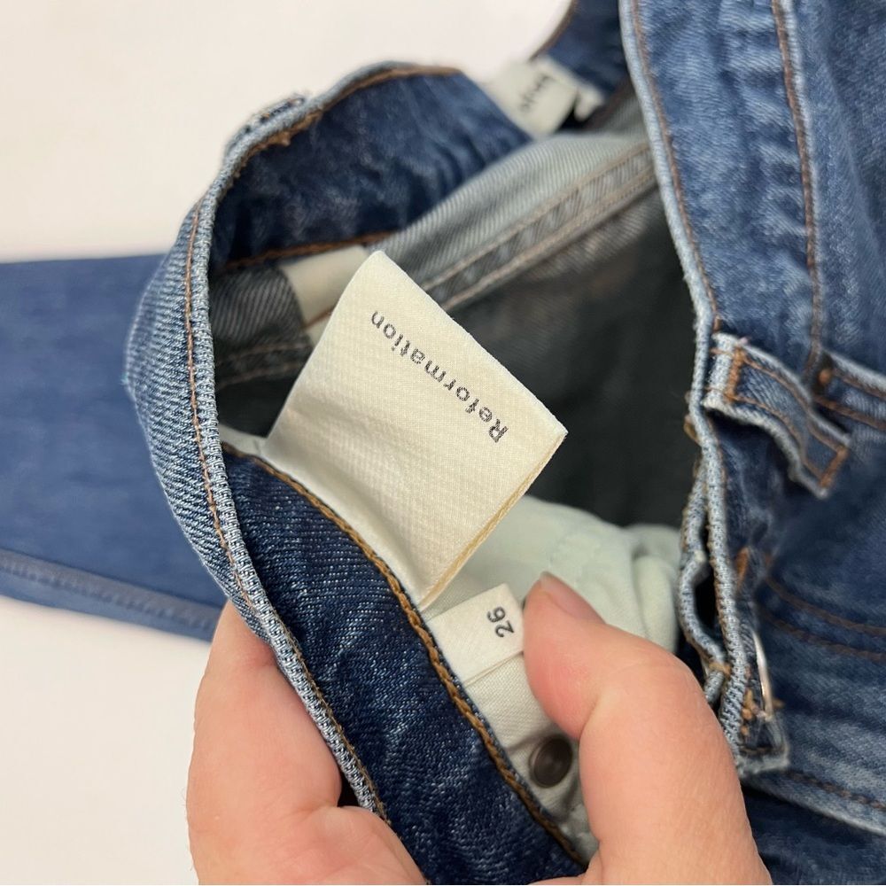 Reformation Julia High Cigarette Jeans Size 26 - Picture 7 of 8